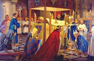 1136年1月4日亨利一世在雷丁修道院的葬礼