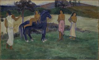 Composition with Figures and a Horse