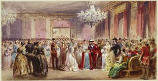 1874年7月22日，马尔伯勒豪斯花式舞会