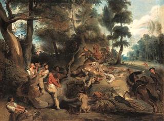 The Attack (after Rubens)