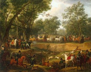 Napoleon on a Hunt in the Forest of Compiègne