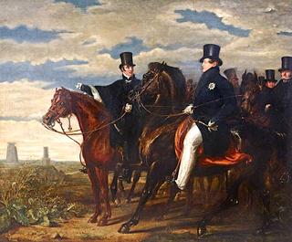 惠灵顿公爵向乔治四世描述滑铁卢战场