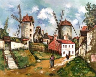 The Old Mills of Montmartre and the Debray Farm
