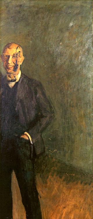 Fragment of a Full-Length Self-Portrait Laughing