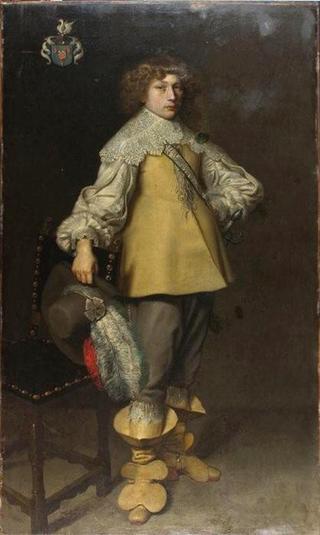 Portrait of a Young Man Holding a Plumed Hat