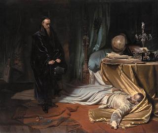 Seni in front of Wallenstein's Body