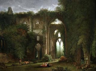 Sketching the Ruins of Tintern Abbey
