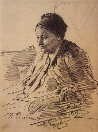 艺术家母亲T.S.雷皮纳的肖像