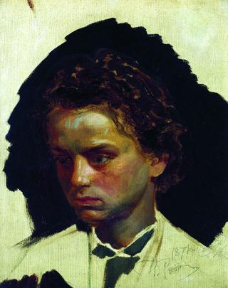 雕塑家I.金茨堡肖像