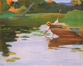 Young Lady in Boat