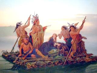 Abduction of Boones daughter by the Indians