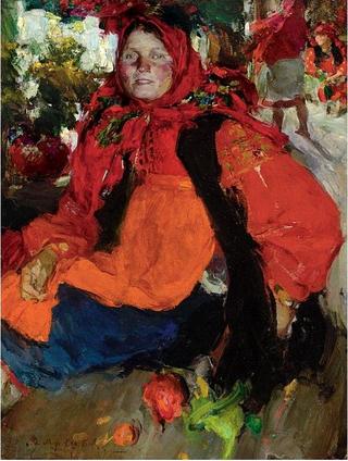Portrait of a Russian Peasant Girl