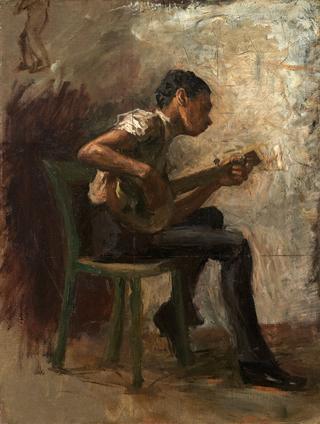 Study for "Negro Boy Dancing": The Banjo Player