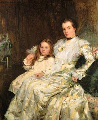 Portrait of Mrs Chadwyck-Healey and Her Daughter