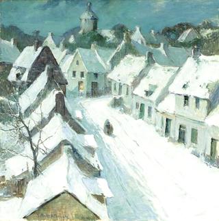 Normandy Village in Winter