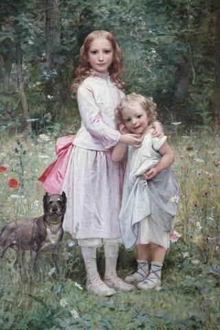 Eva and Jeanne, the Artist's Daughters