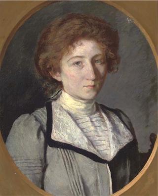 Portrait of a Lady in a Blue Coat