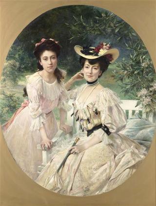 Madame Collas and her Daughter