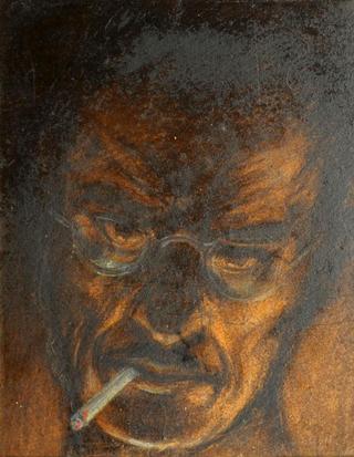 Portrait à la cigarette