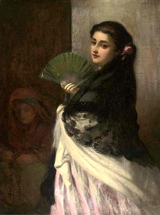 A Spanish Girl with her Duenna