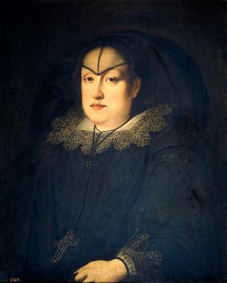 Portrait of Maria Maddalena of Austria as a widow
