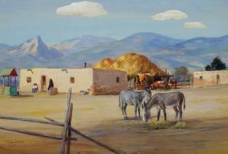 New Mexico Farm Scene
