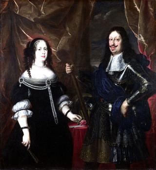 托斯卡纳大公费迪南二世和他的妻子