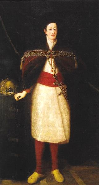 身着匈牙利服装的费迪南三世
