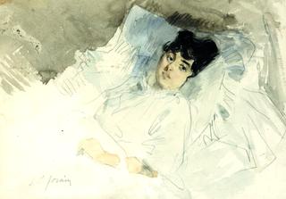 Portrait of a Woman in Her Bed