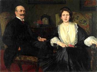 Double Portrait of Georg Spiegelberg and His Wife Caroline