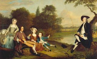 一个家族的肖像，传统上称为剑桥郡芬克罗夫特的斯威恩家族