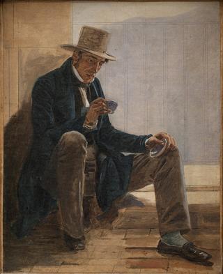 丹麦画家马丁努斯·罗比的肖像