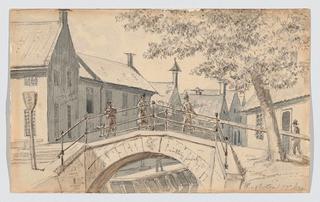 A Bridge over a Canal in Winschoten
