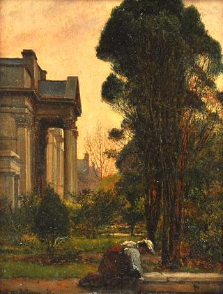 Figure in a Neoclassical Landscape
