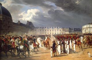 在杜伊勒里宫的游行中向拿破仑递交请愿书无效