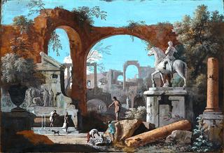 A Capriccio of Roman Ruins