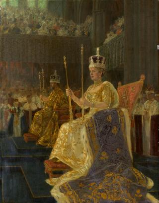 乔治五世国王加冕典礼：乔治五世国王和玛丽女王登基