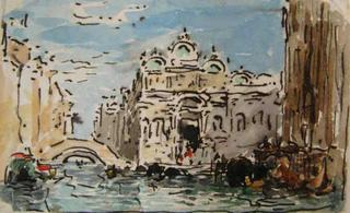 Sketch of Scuola Di S Marco in the Campo SS Giovanni E Paolo, Venice