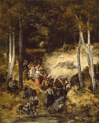 Bohemians Going to a Fête