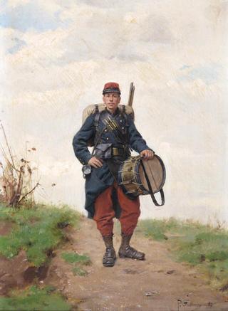 A French military drummer
