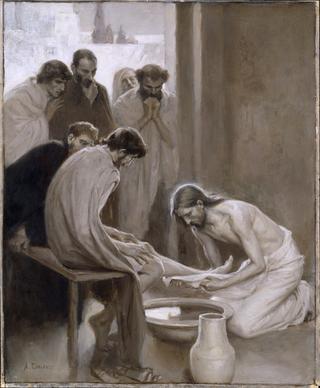 耶稣为门徒洗脚