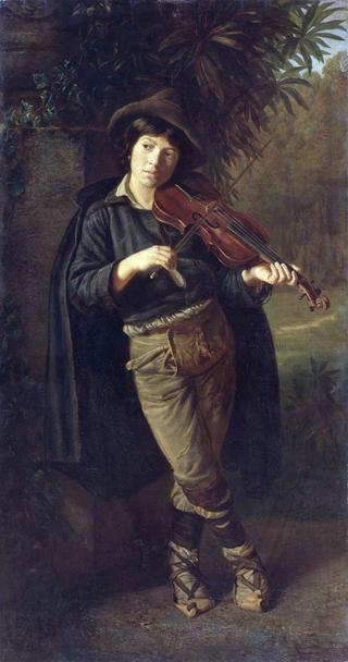 Boy Playing the Violin