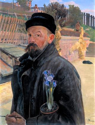 Self Portrait with Hyacinth