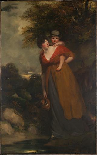 Mrs Richard Brinsley Sheridan and Her Son Charles