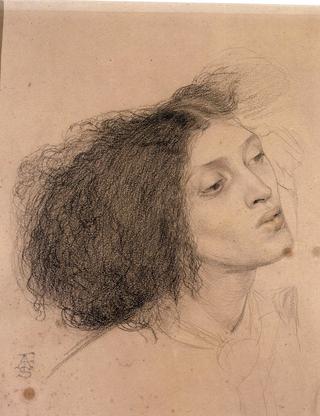 Study for the head of Morgan le Fay