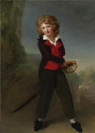 Portrait of the young Count Felix de Narbonne Pelet