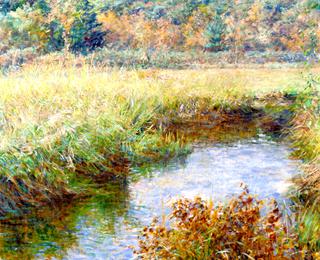 Meadow with Brook, Medfield, Massachusetts