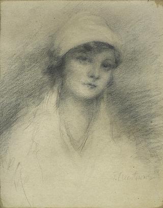 Portrait of a girl in the bonnet