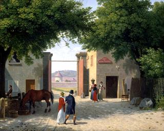The Longchamp Gate in the Bois-de-Boulogne