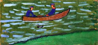 Two Soldiers in a Boat